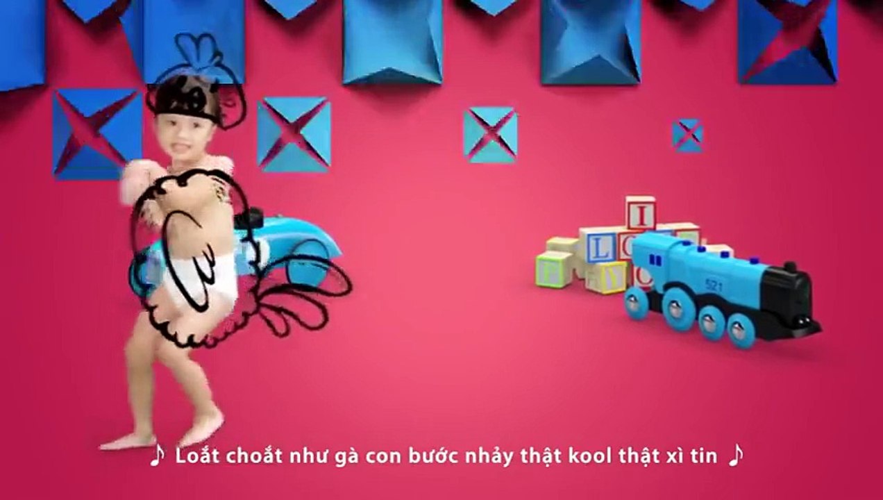 Quảng cáo tã quần Huggies Vũ Điệu Mông Xinh 2015 - Quảng cáo Huggies 2015