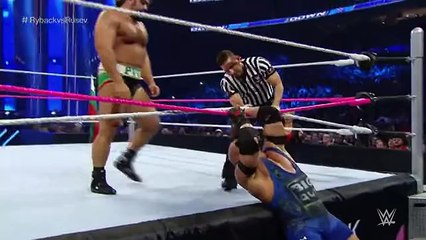 Ryback vs. Rusev match- SmackDown, 8-10-2015