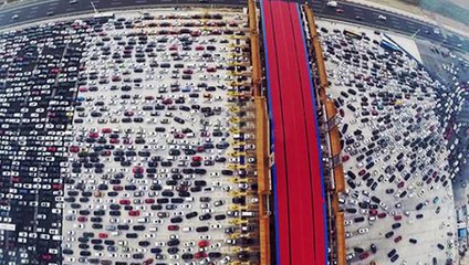 Embouteillage en Chine
