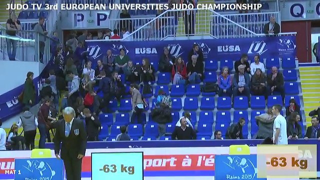 MAT 1 - 3rd EUROPEAN UNIVERSITIES JUDO CHAMPIONSHIP - LIVE 2 (REPLAY) (2015-10-09 11:48:03 - 2015-10-09 13:10:43)