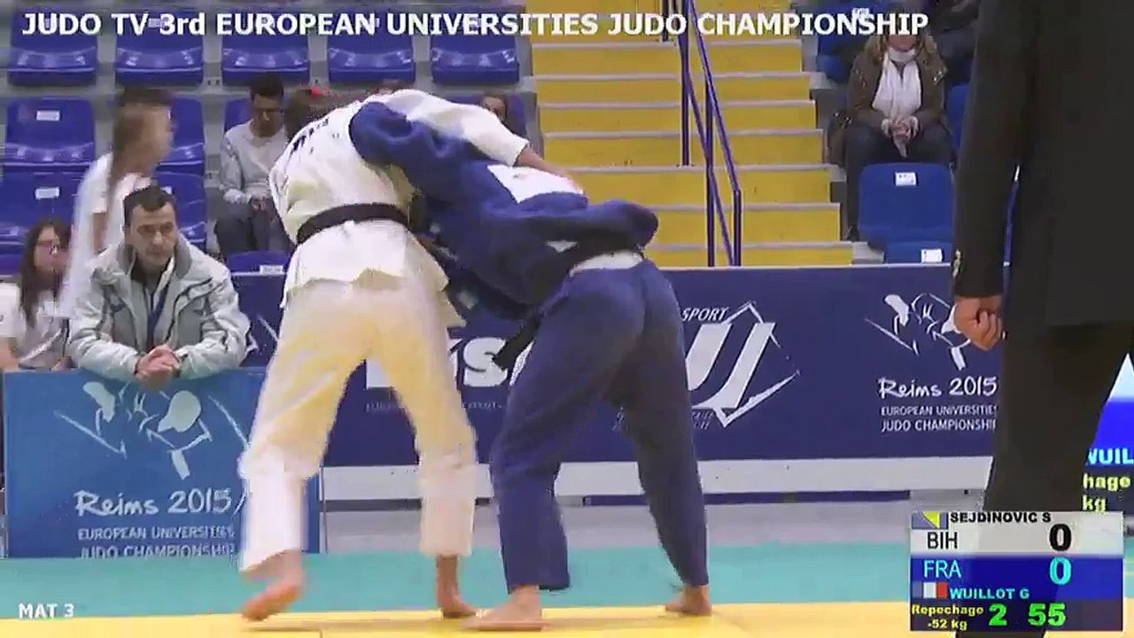MAT 3 - 3rd EUROPEAN UNIVERSITIES JUDO CHAMPIONSHIP - LIVE 4 (REPLAY) (2015-10-09 11:51:05 - 2015-10-09 13:10:49)