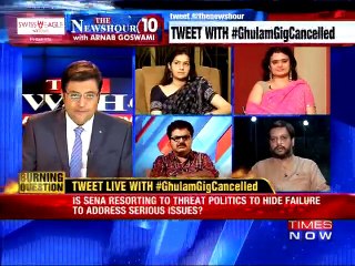 The Newshour Debate: #GhulamGigCancelled: Politics or patriotism?