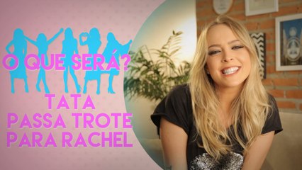 TATA ESTANIECKI PASSA TROTE NA RACHEL APOLLONIO | O QUE SERÁ?