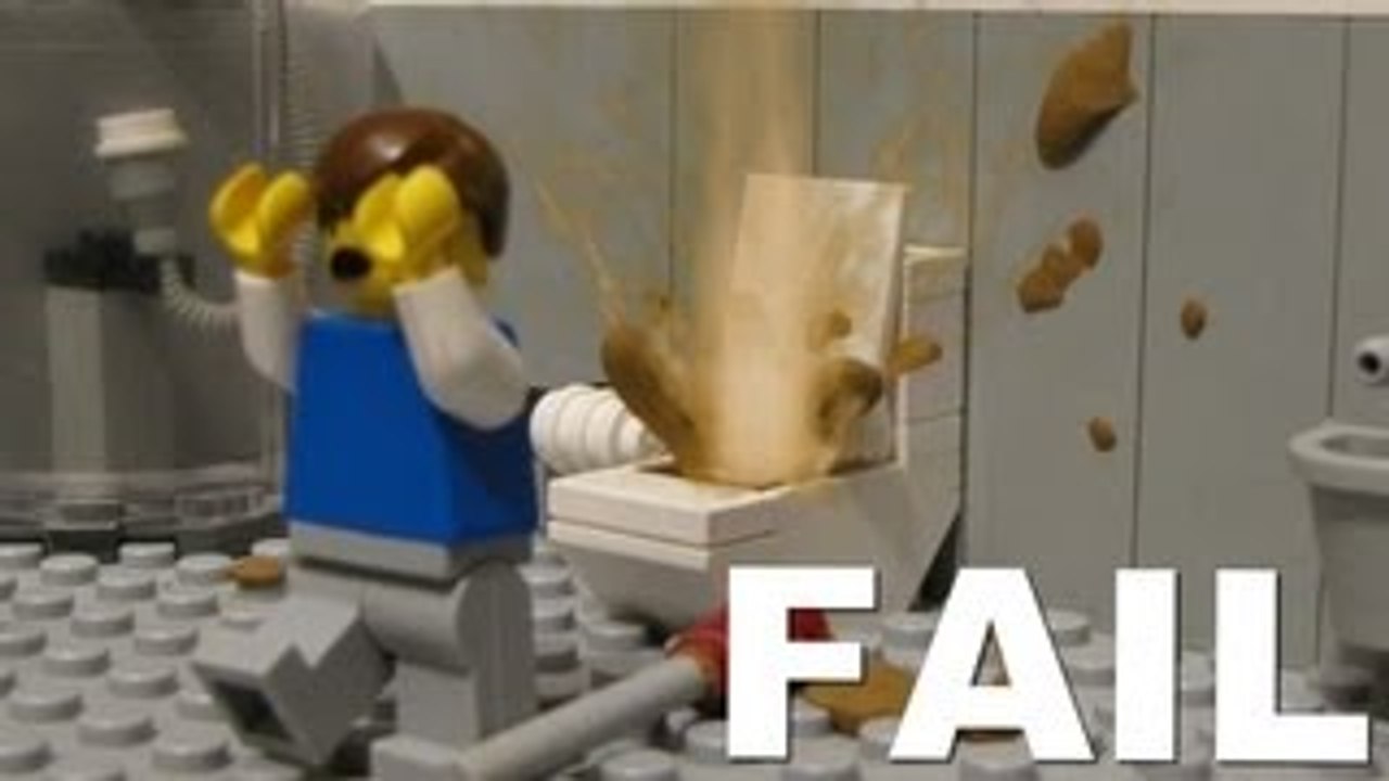 Lego Toilet Fail
