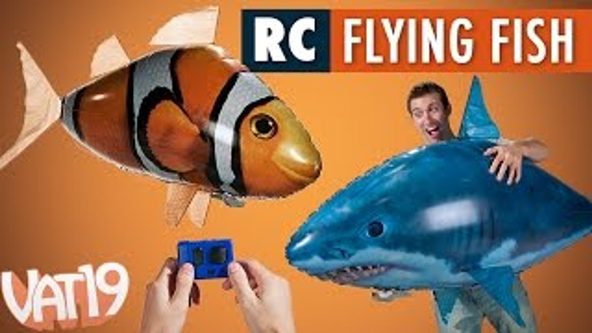 rc flying fish