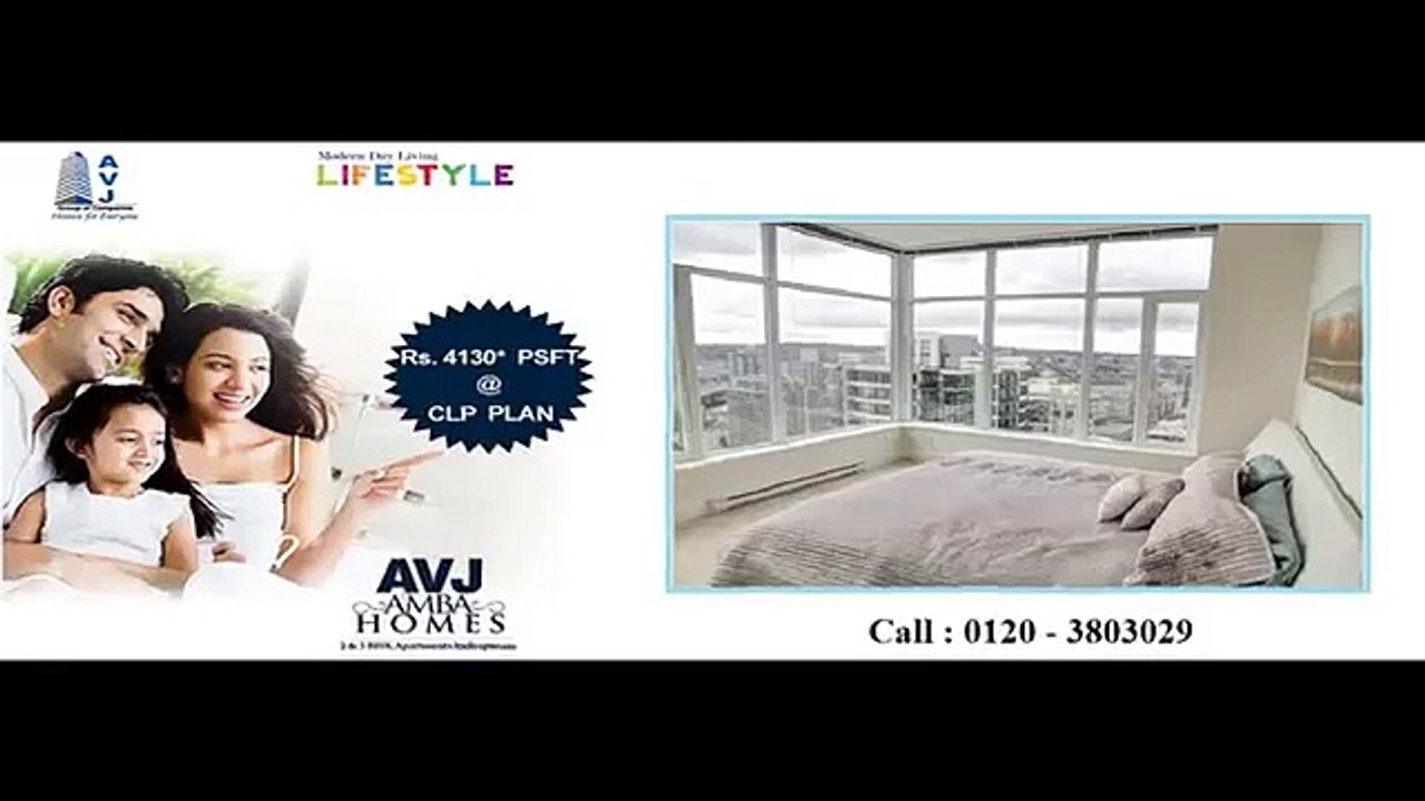 1,2 and BHK Flats At AVJ Amba Home In Indirapuram Ghaziabad