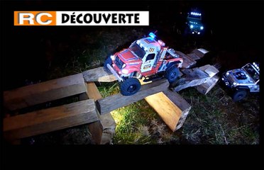 Rc Scale Trial Crawler 4x4 Tout Terrain Noctune Crawl de Nuit Part 2 Remake