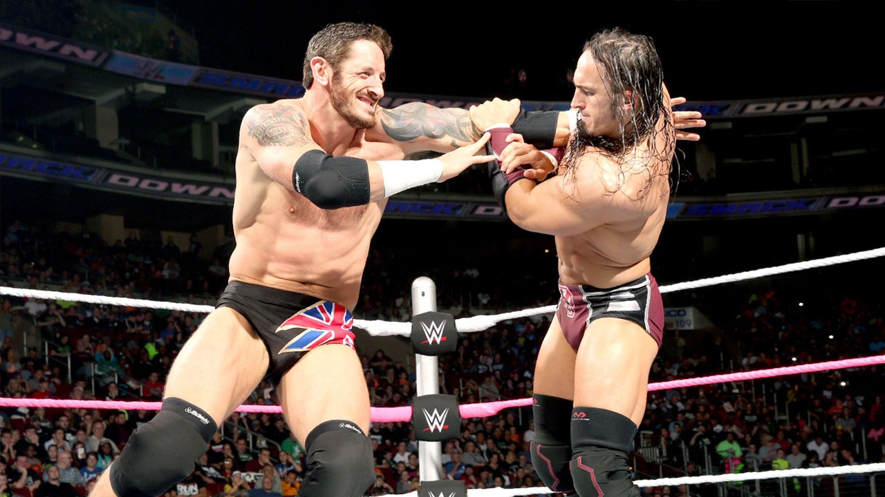 Neville vs. King Barrett- SmackDown, Oct. 8, 2015