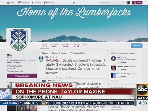 ABC15 talks with student at Northern Arizona University