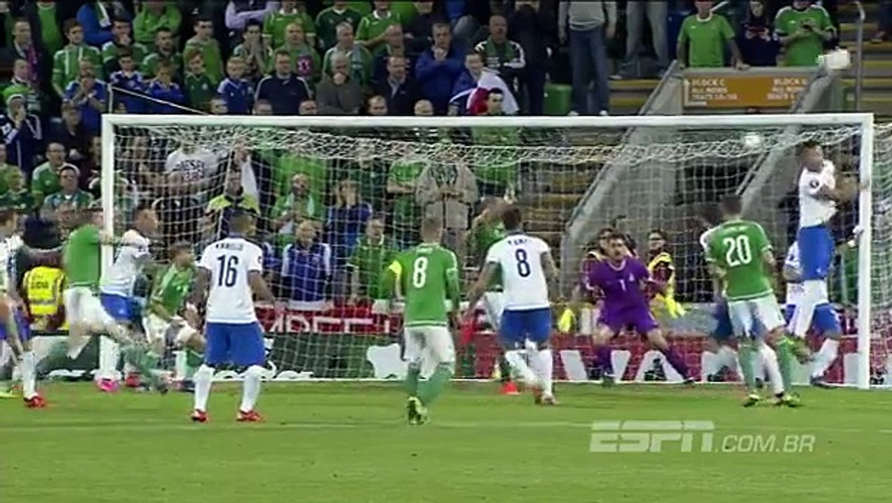 Northern Ireland 3 – 1 Greece (Euro Qualifiers) Highliights October 8,2015