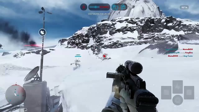 Un gamer se prend un Tie Fighters après l'avoir shooté - Star Wars Battlefront