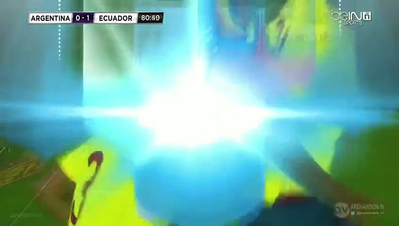 Argentina 0 – 2 Ecuador (World Cup Qualifiers) Highlights October 8,2015