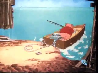 Porky Pig - Fish Tales (1936, Computer Colorized)