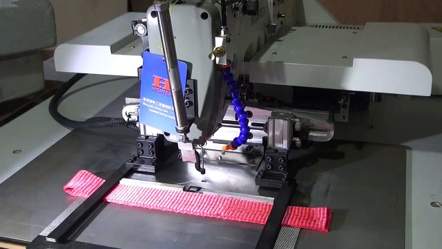 Heavy duty high speed pattern sewing machine with automatic thread cutter