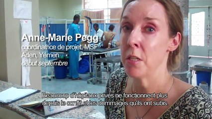 Yémen :  accueillir l'ensemble des blessés quotidiens