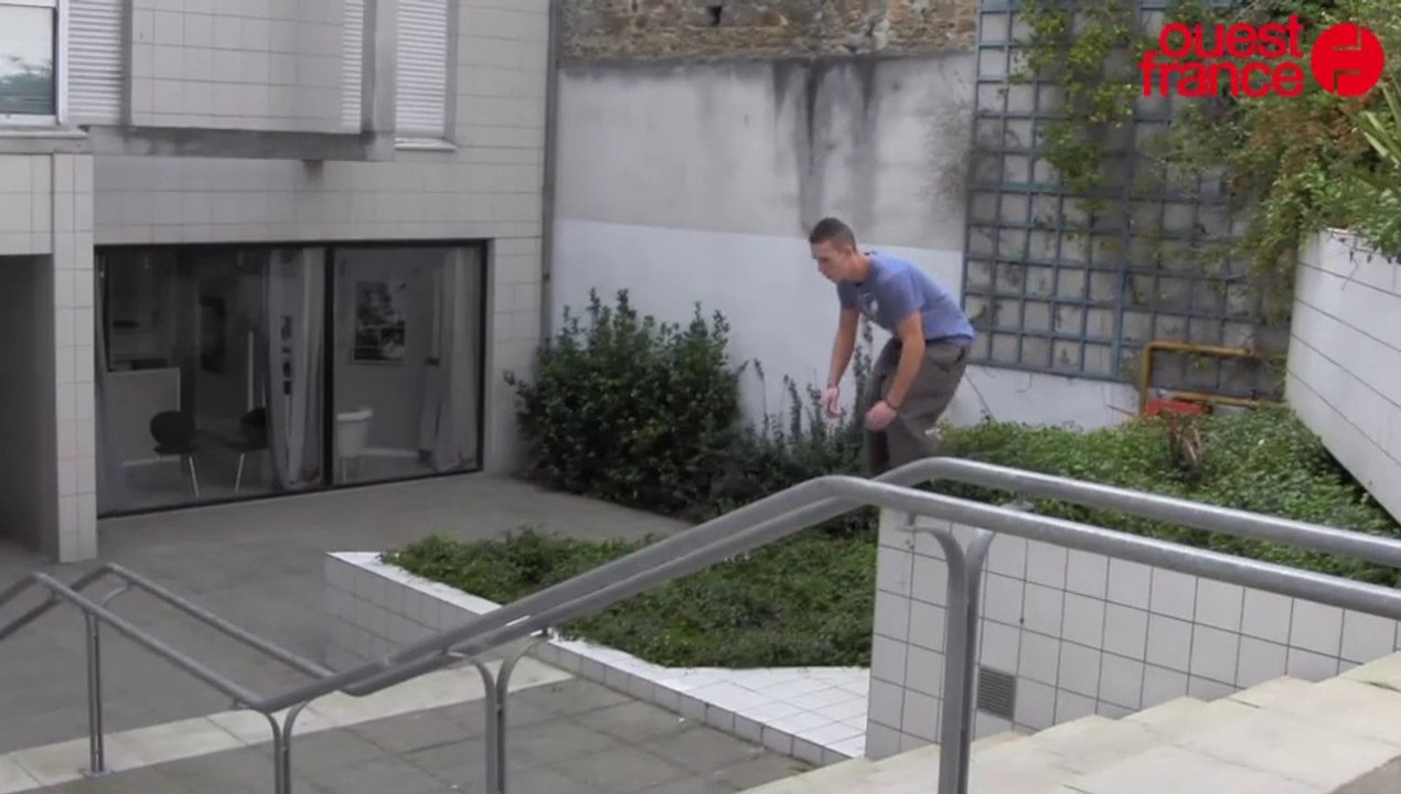 Saint-Brieuc : ils sautent sur les toits et le mobilier urbain