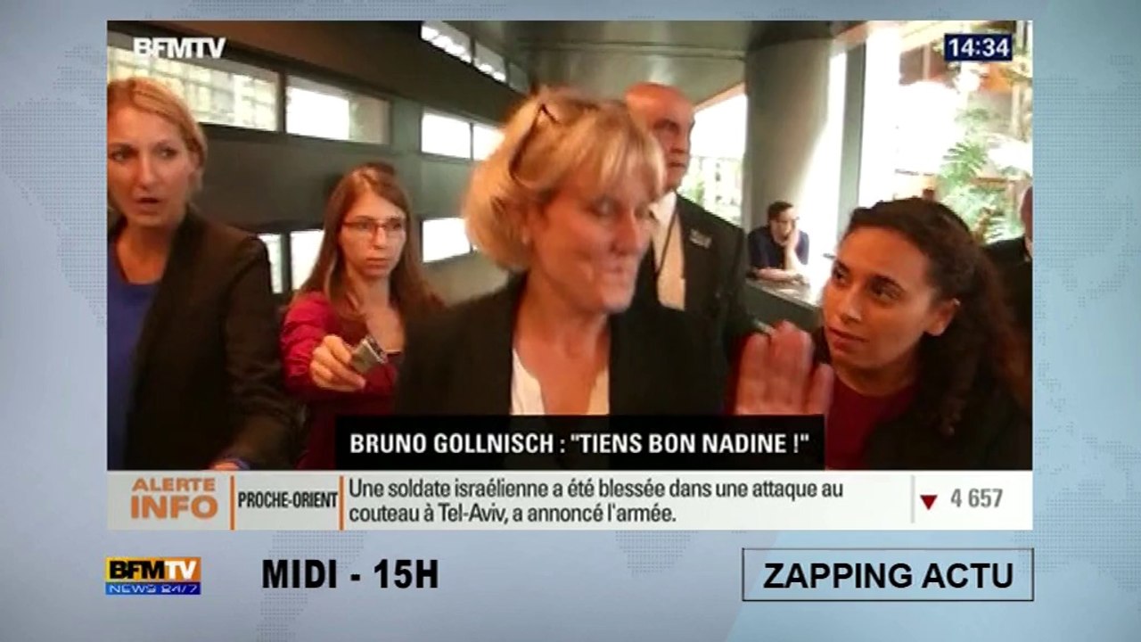 "Tiens bon Nadine !" : les encouragements de Bruno Gollnich à Nadine Morano