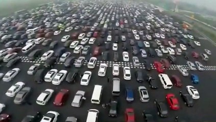 Tráfico en China: ¿Es este el mayor atasco de la historia?