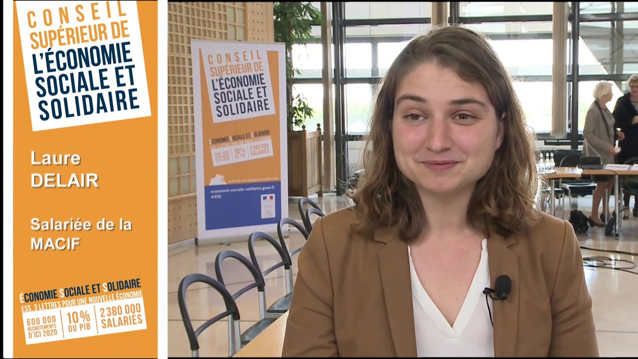 Archive - Conseil supérieur de l'économie sociale et solidaire - Interview de Laure Delair