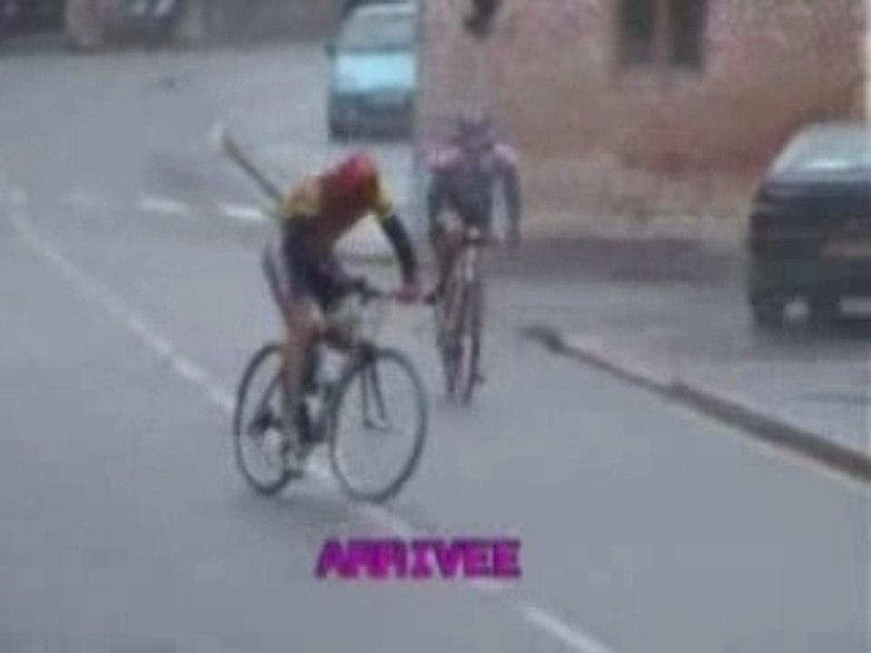 tombé a 1m de l'arivé