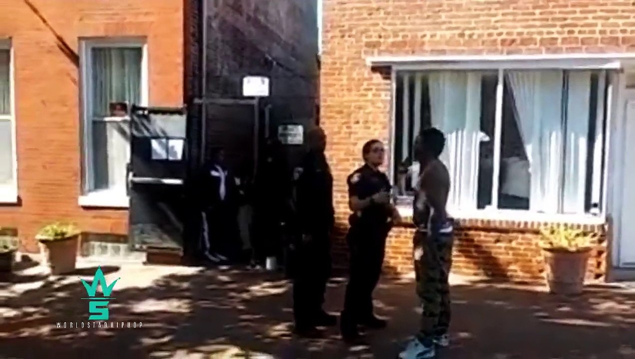 Man Knocks Out Police Officer Who Keeps Trying to Grab Him