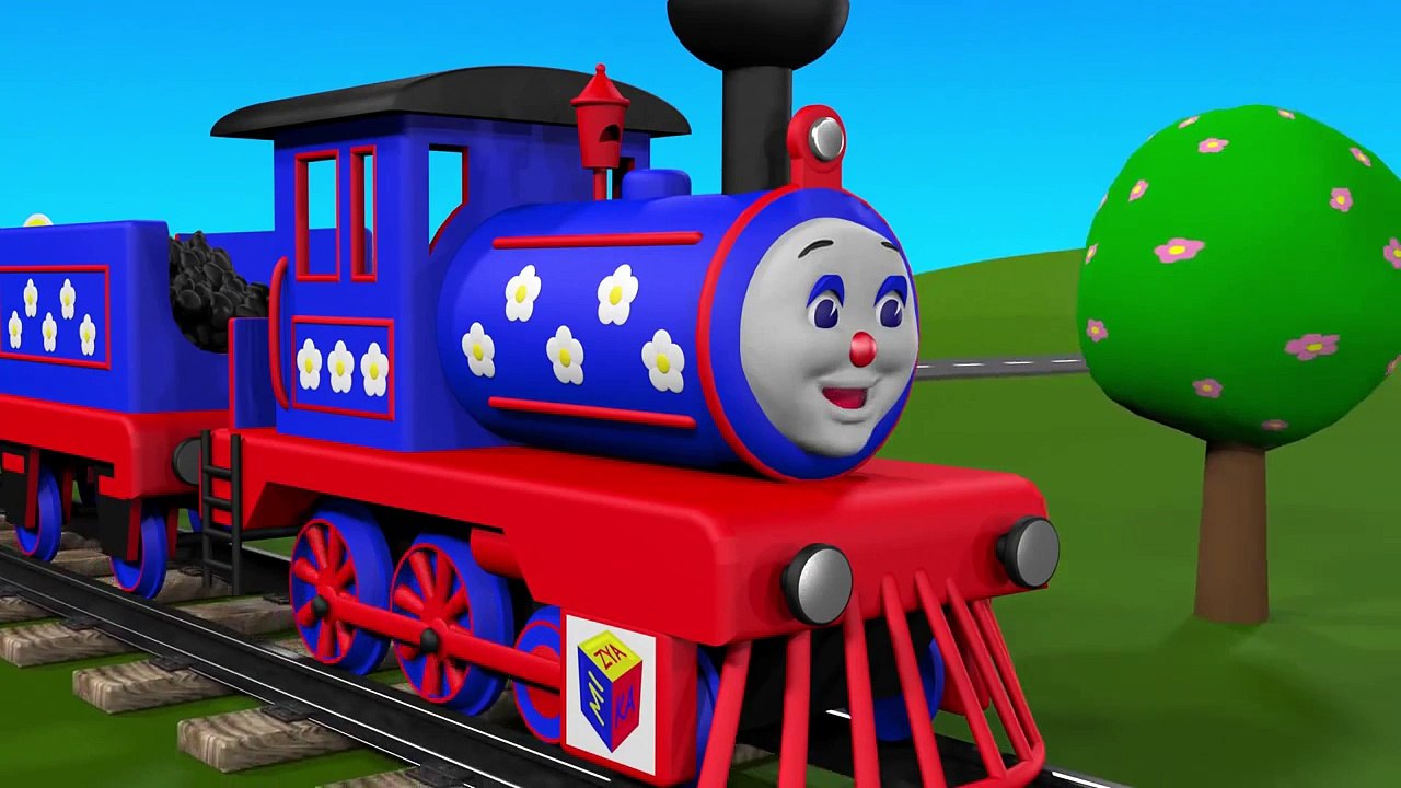 Dessins animés éducatifs. Apprenez les formes géométriques avec le train Tchou-Tchou - 2 !