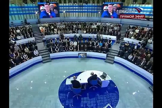 В. Путин не смог ответить на вопрос.