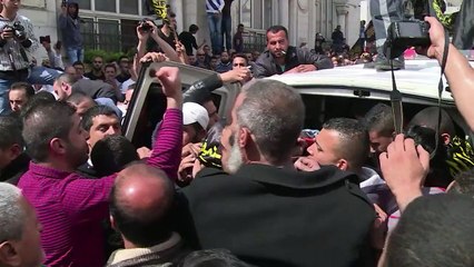 Enterrement à Ramallah d'un jeune qui a tué deux Israéliens
