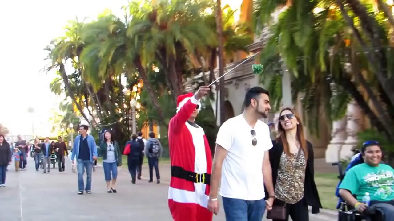 Kissing Prank Mistletoe for Couples Kissing Strangers Funny Videos Best Pranks 2014