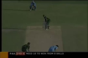 Amazing Moment in Cricket History Pakistan Vs India Match