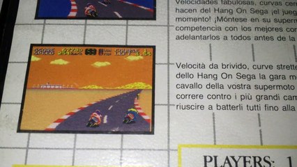 INFO HANG-ON SEGA MASTER SYSTEM