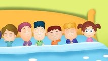 Ten In The Bed Nursery Rhyme With Lyrics - Cartoon Animation Rhymes & Songs for Children