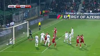 SVK 0-1 BEL - Slovakia - Belarus - Video
