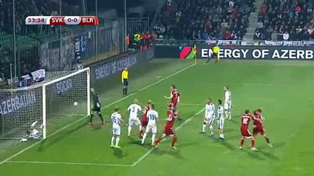 SVK 0-1 BEL - Slovakia - Belarus - Video