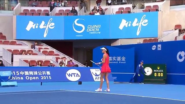 Radwanska A. (Pol) vs Kerber A. (Ger) Highlights 09.10.2015 WTA - SINGLES: Beijing (China)