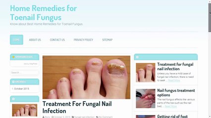 Home Remedies for Toenail Fungus