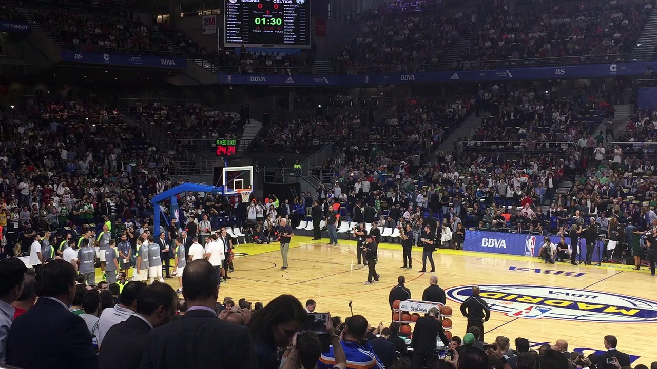 presentation Real Madrid NBA Global games