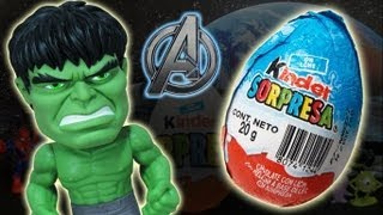 Kinder Surprise Chocolate Avengers Hulk Buzz Li...