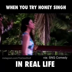 When you try Honey Sing in real life