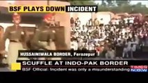 Wahga Border Fight between Rangers and BSF soldiers