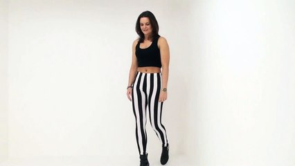 Tiffany Quinn Vertical Stripe Leggings