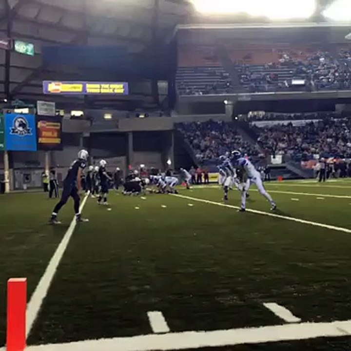 Epic Touchdown Run By Quarterback
