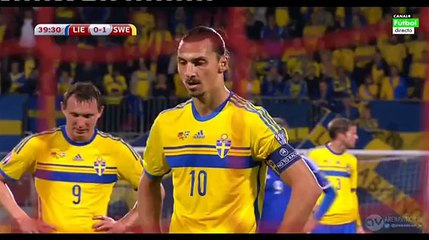 All Goals and Highlights - Liechtenstein 0-4 Sweden 09.10.2015 HD