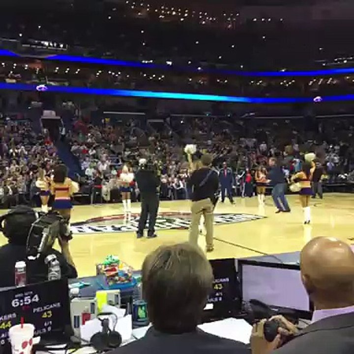 Will Ferrell Knocks a Cheerleader Out