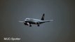Lufthansa Airbus A320 Crosswind landing at Muinch from Berlin Flight LH2039 D-AIPL