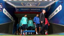 Le dernier entraînement des Bleus à Nice