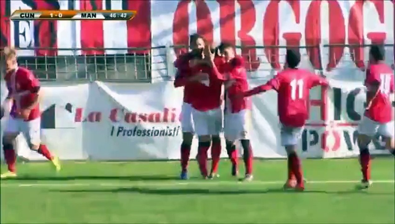 Cuneo vs Mantova 1-0 Gabriele Cavalli Goal Lega Pro Girone A 10_10_2015