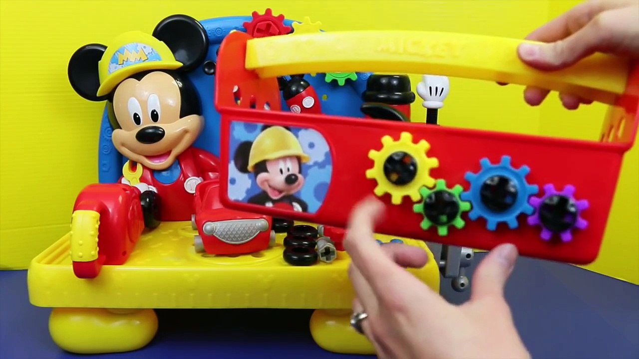 MICKEY MOUSE Clubhouse Workbench Toodles Toolbox MINNIE MOUSE Car Build Disney Junior Disn