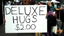 Free Hugs Prank: $2 Deluxe Hugs