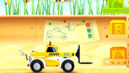 Çizgi Film - İş Makineleri - Teleskopik Forklift